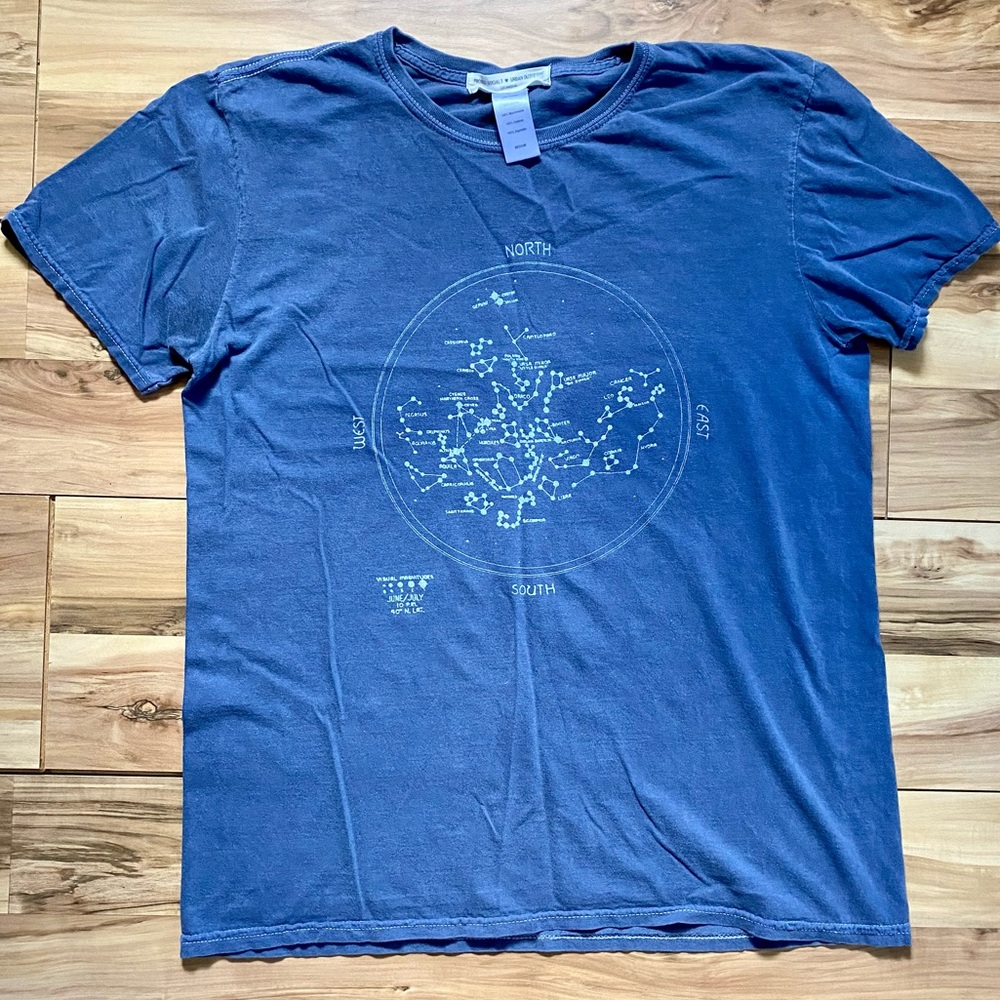 urban outfitters • constellation tee • size m